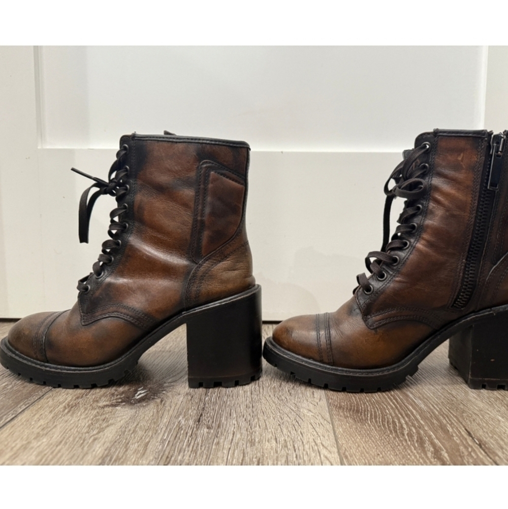 THURSDAY BOOT CO. Brown Leather Rebel Boots - Picture 4 of 9